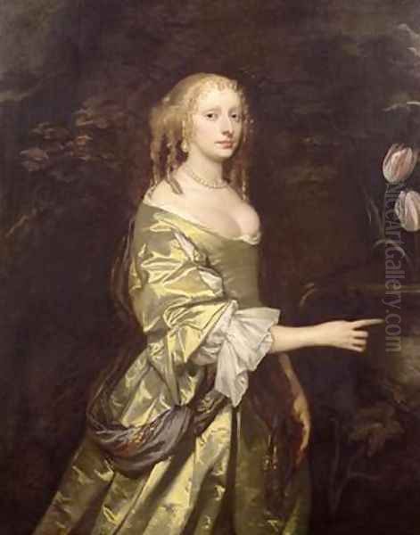 Elizabeth Lady Wilbraham 1631-1703 Oil Painting by Sir Peter Lely