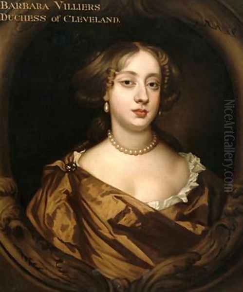 Portrait of Barbara Villiers 1641-1709 Duchess of Cleveland Oil Painting by Sir Peter Lely