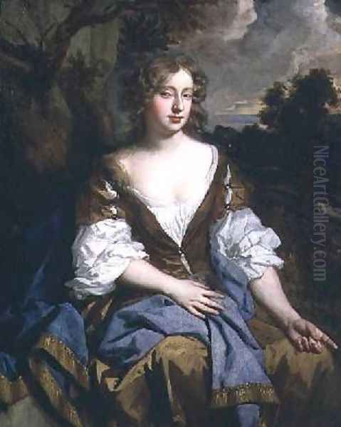 Portrait of Mary Moll Davis 1660-98 actress singer and dancer Oil Painting by Sir Peter Lely