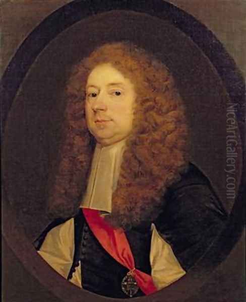 Portrait of Sir Edward Walpole Oil Painting by Sir Peter Lely