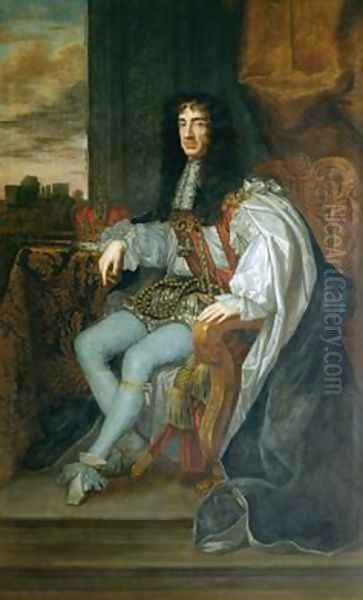 Portrait of King Charles II Oil Painting by Sir Peter Lely