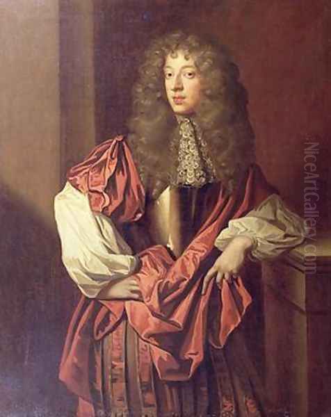 Portrait of John Wilmot 1647-80 2nd Earl of Rochester Oil Painting by Sir Peter Lely