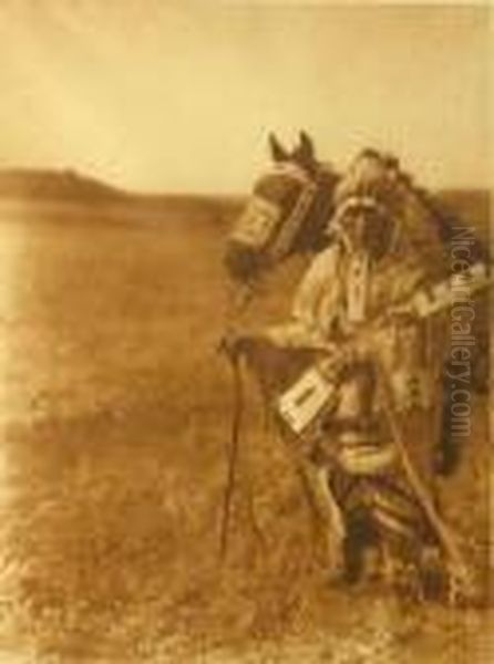 The Chief- Assiniboin, From The North American Indian by Edward Sherrif Curtis