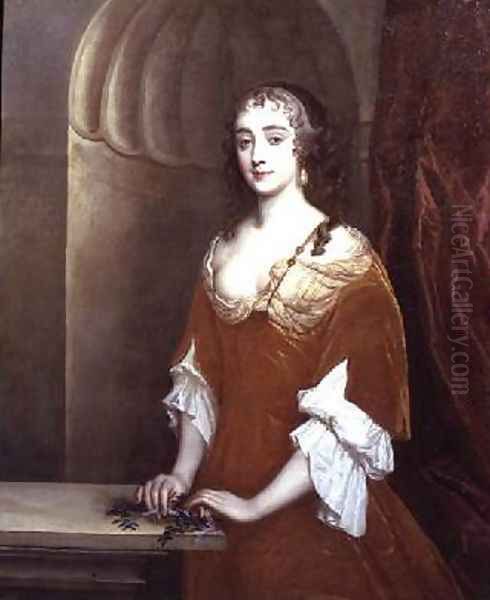 Portrait of a lady thought to be Anne Hyde Duchess of York Oil Painting by Sir Peter Lely