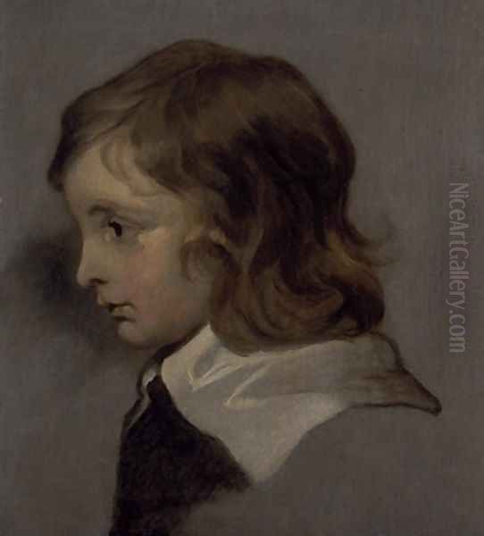 Head of a young boy Oil Painting by Sir Peter Lely