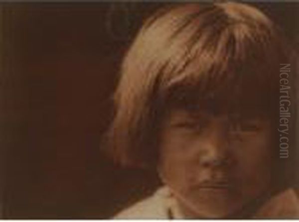 A Comanche Girl by Edward Sherrif Curtis