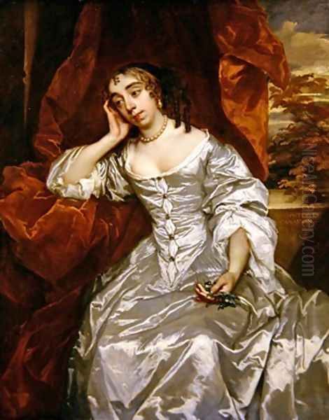 Portrait of Elizabeth Capel Countess of Carnarvon Oil Painting by Sir Peter Lely