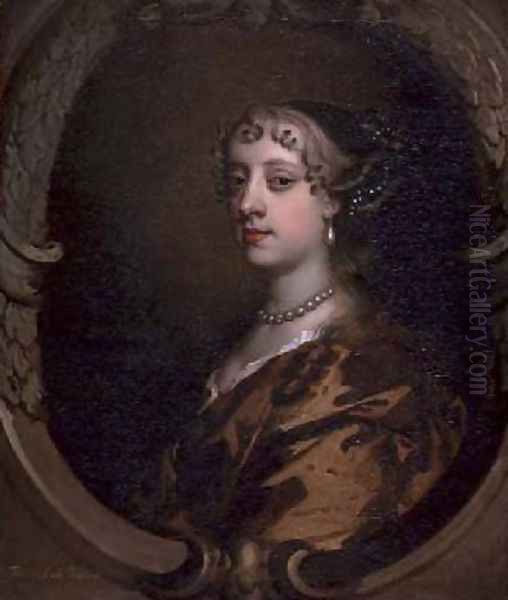 Lady Frances Savile Later Lady Brudenell Oil Painting by Sir Peter Lely