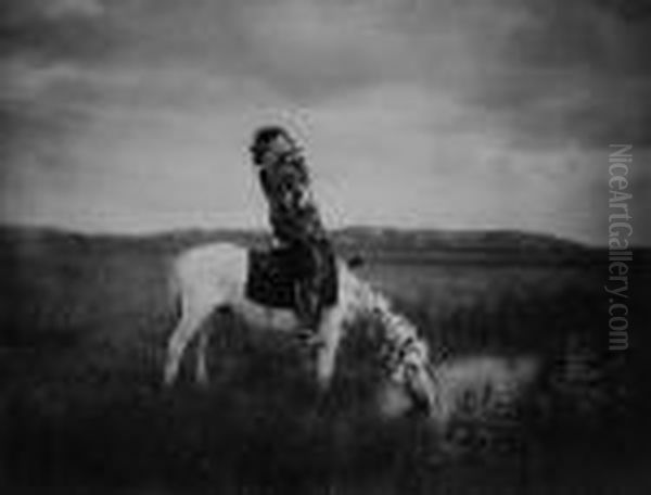 Oasis In The Badlands by Edward Sherrif Curtis