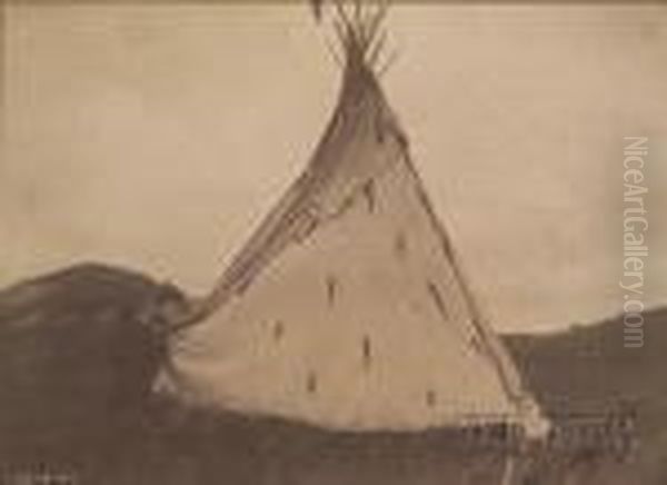 Original Platinum Photograph by Edward Sherrif Curtis