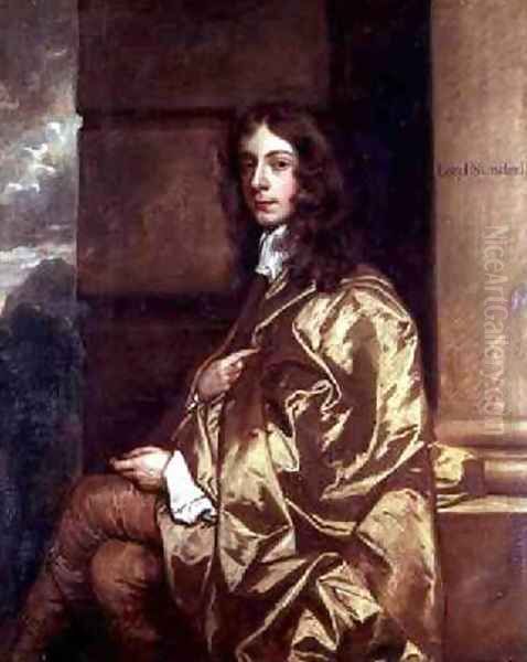 Portrait of Henry Spencer 1620-43 Oil Painting by Sir Peter Lely