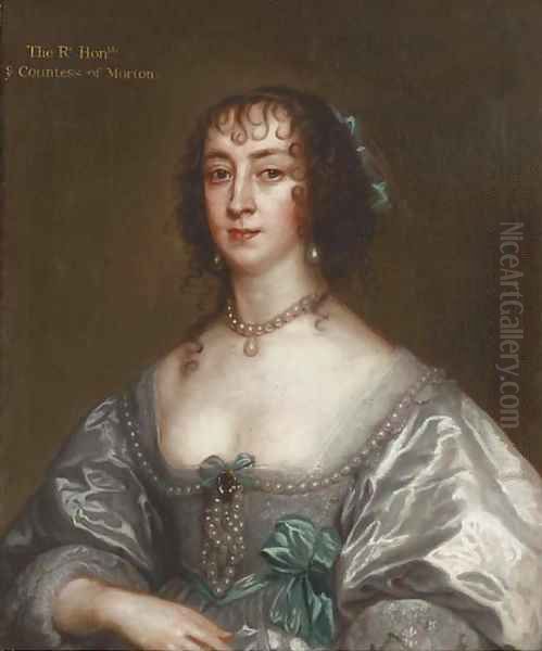 Portrait of Elizabeth Howard, Countess of Peterborough Oil Painting by Sir Peter Lely