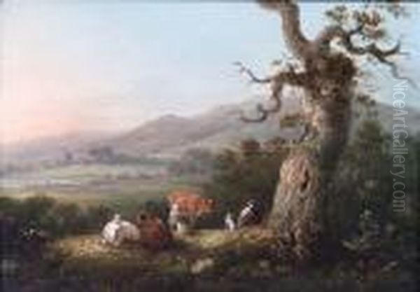 An Extensive Landscape Oil Painting by Aelbert Cuyp