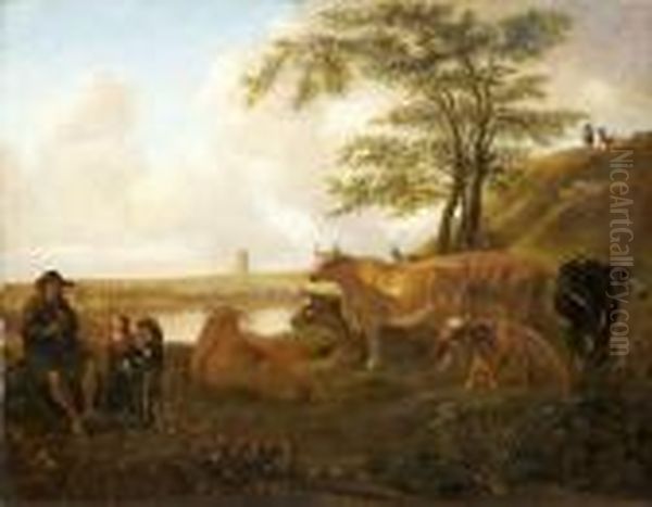 Landschaft Bei Rhenen Oil Painting by Aelbert Cuyp