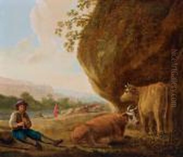 Scena Pastorale Oil Painting by Aelbert Cuyp