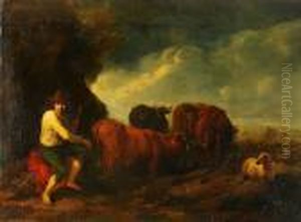 Pastoraltlandskap Oil Painting by Aelbert Cuyp