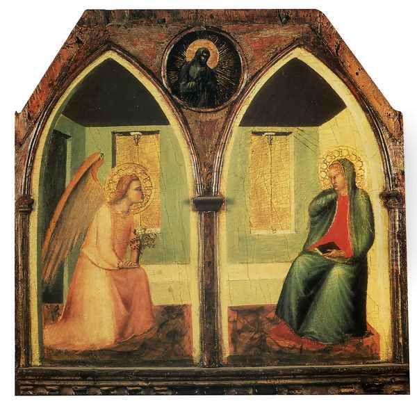 The Annunciation Oil Painting by Pietro Lorenzetti