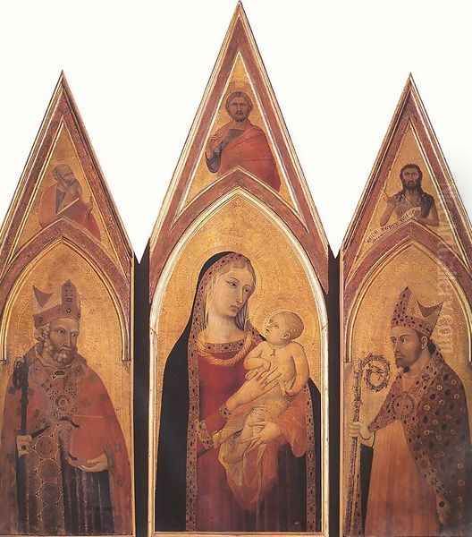 Altarpiece of St Proculus Oil Painting by Ambrogio Lorenzetti