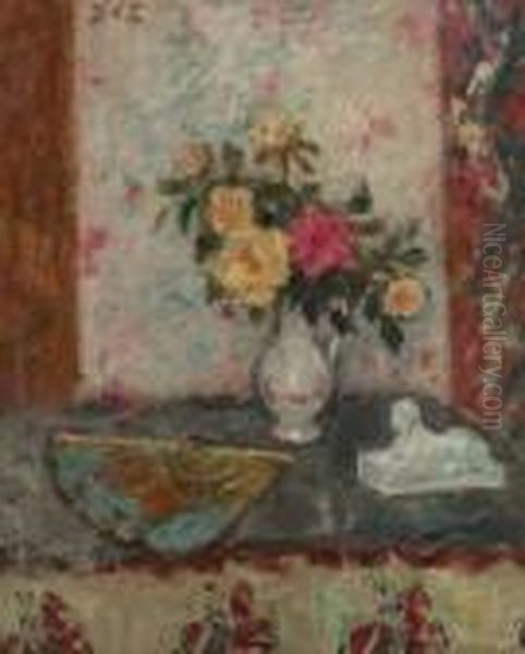 Bouquet Et Eventail by Georges dEspagnat