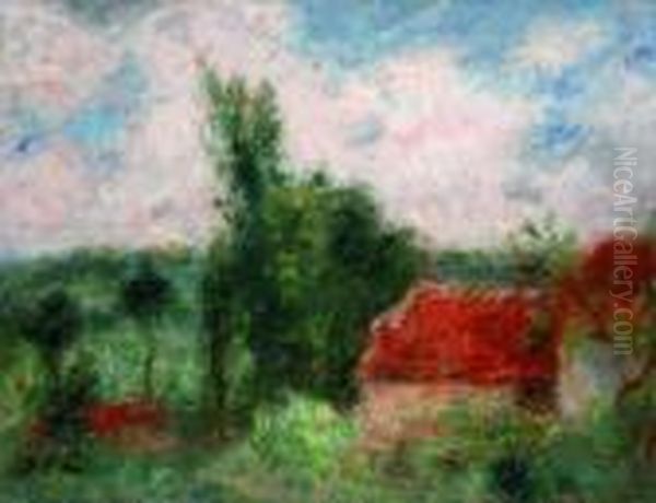 Paysage Oil Painting by Georges dEspagnat