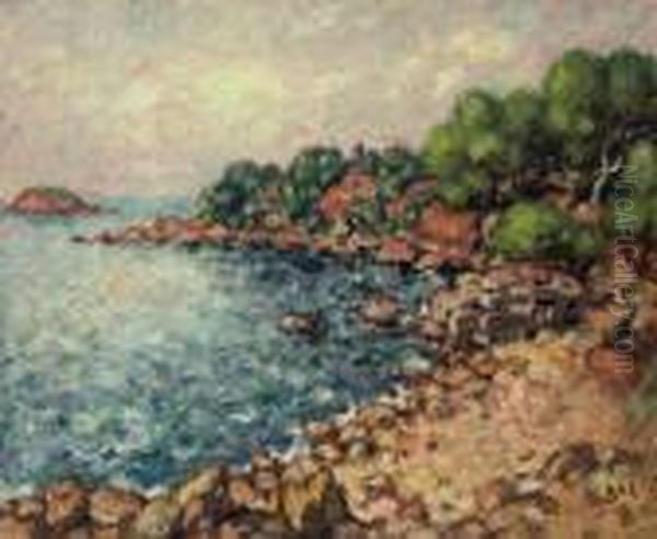 Paysage Mediterraneen Oil Painting by Georges dEspagnat