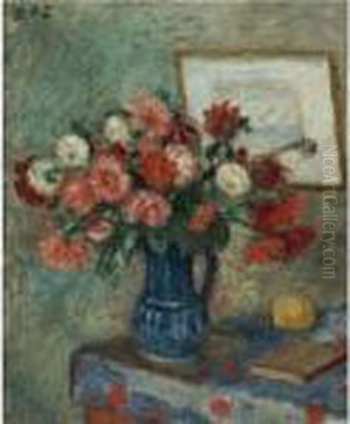 Vase De Fleurs by Georges dEspagnat