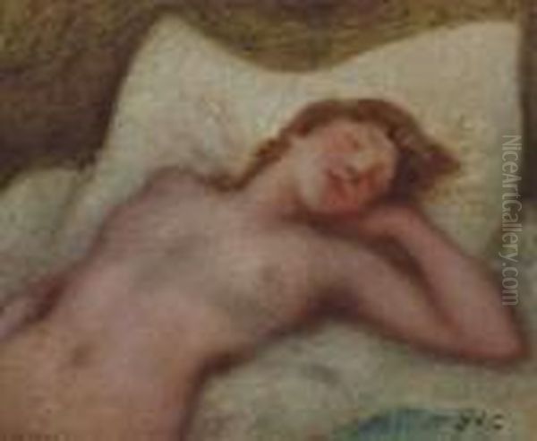 La Dormeuse Oil Painting by Georges dEspagnat