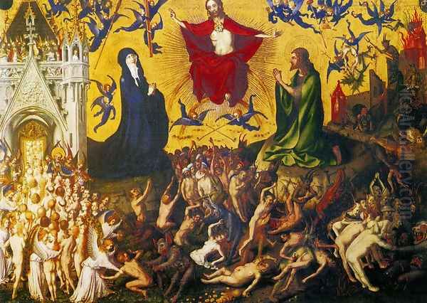 Last Judgment Oil Painting by Stefan Lochner