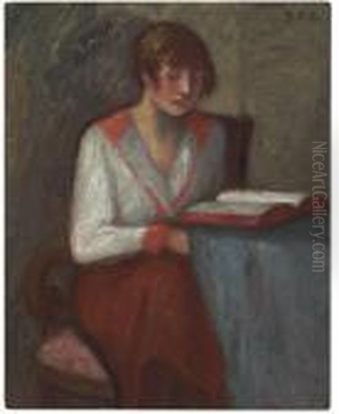 La Lecture Oil Painting by Georges dEspagnat