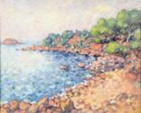 Paysage Mediterraneen Oil Painting by Georges dEspagnat