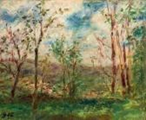 Paysage. Oil Painting by Georges dEspagnat