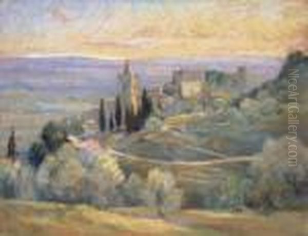 Paysage Du Midi Oil Painting by Georges dEspagnat