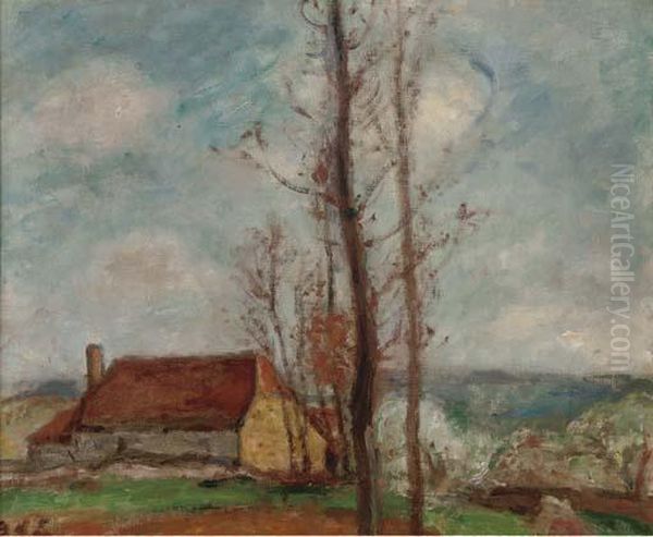 Paysage Oil Painting by Georges dEspagnat