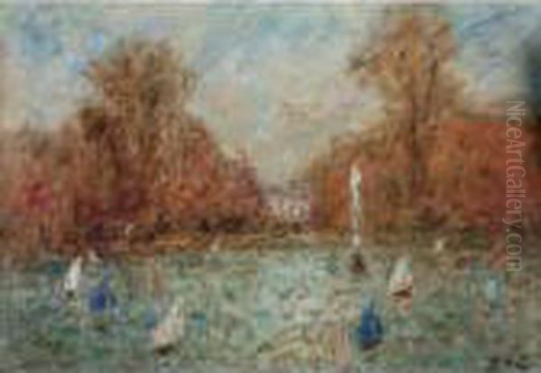 Le Bassin Des Tuileries by Georges dEspagnat