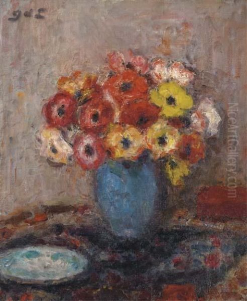 Bouquet De Fleurs Oil Painting by Georges dEspagnat