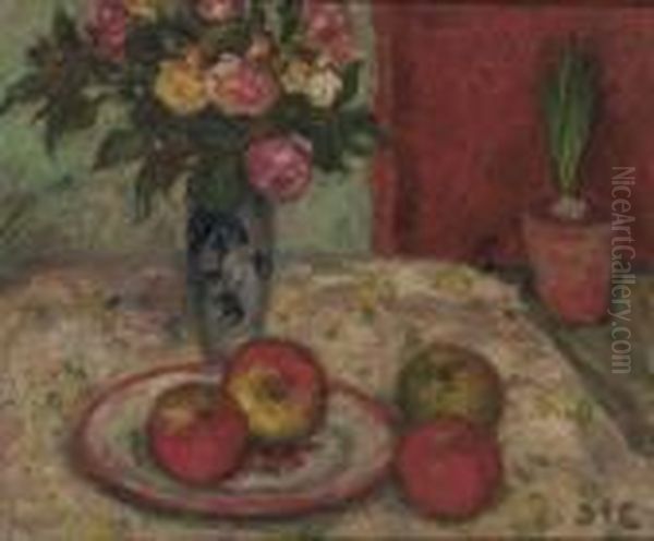 Nature Morte Oil Painting by Georges dEspagnat