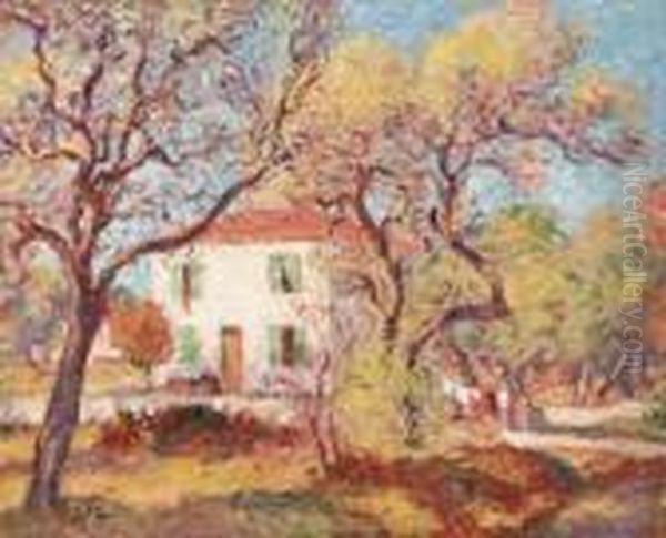 Maison A Saint-veran Oil Painting by Georges dEspagnat