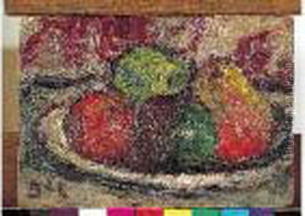 Nature Morte Aux Fruits Oil Painting by Georges dEspagnat