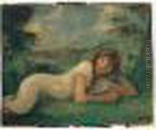 Femme Dans Un Paysage Oil Painting by Georges dEspagnat