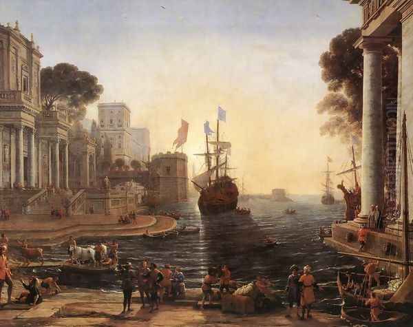 Ulysses Returns Chryseis to her Father 1648 Oil Painting by Claude Lorrain (Gellee)