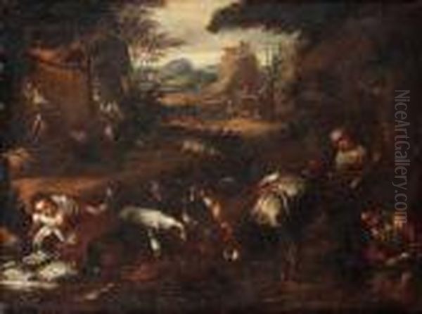 Noah's Arc Oil Painting by Leandro Bassano