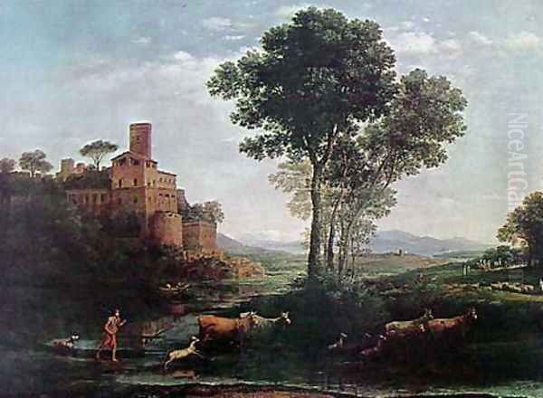 The Voyage of Jacob Oil Painting by Claude Lorrain (Gellee)