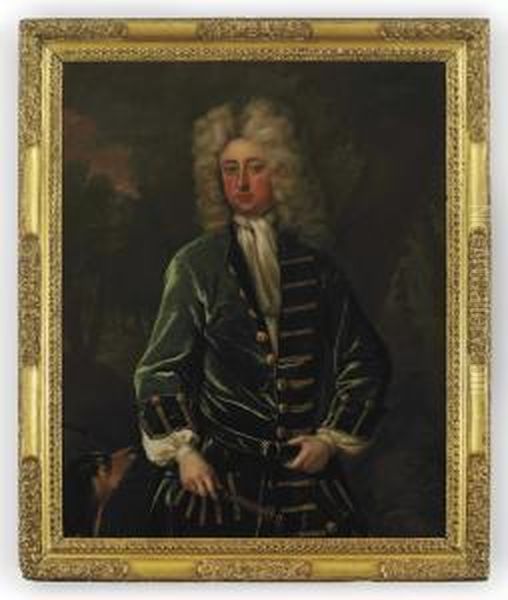 Portrait Of Sir Charles Shuckburgh Oil Painting by Michael Dahl