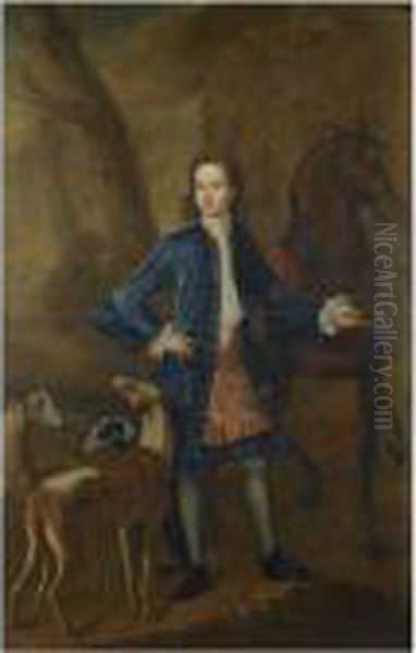 Portrait Of William Eyre Oil Painting by Michael Dahl