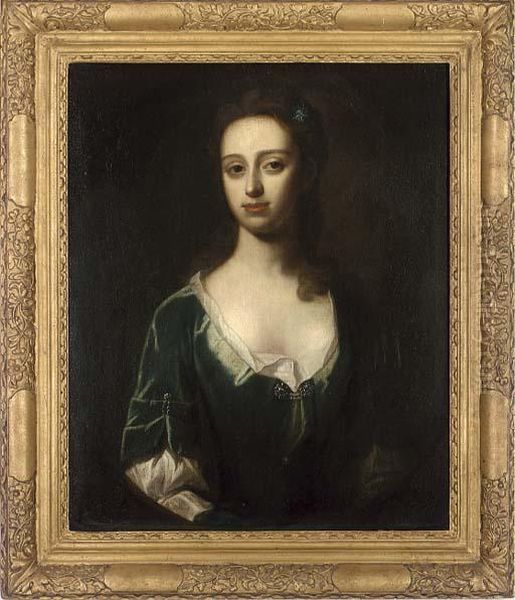 Portrait Of A Lady Oil Painting by Michael Dahl