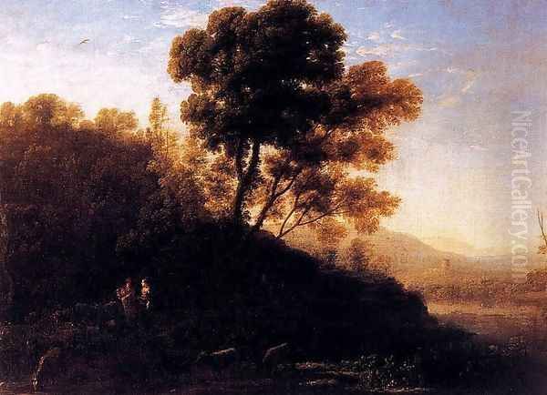 The herd's output Oil Painting by Claude Lorrain (Gellee)