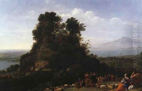 The Sermon on the Mount 1656 Oil Painting by Claude Lorrain (Gellee)