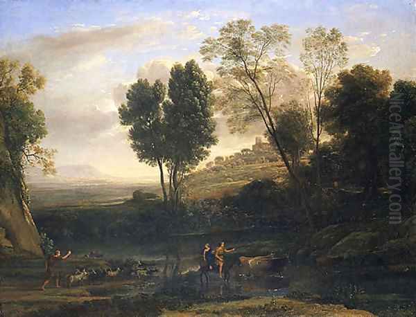 Sunrise possibly 1646 Oil Painting by Claude Lorrain (Gellee)