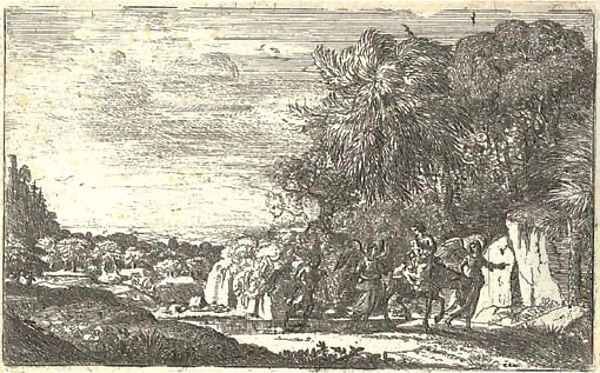 The Flight into Egypt (Mannocci 9) Oil Painting by Claude Lorrain (Gellee)