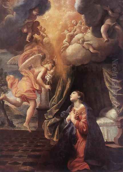 St Ursula and the Virgins 1622 2 Oil Painting by Giovanni Lanfranco